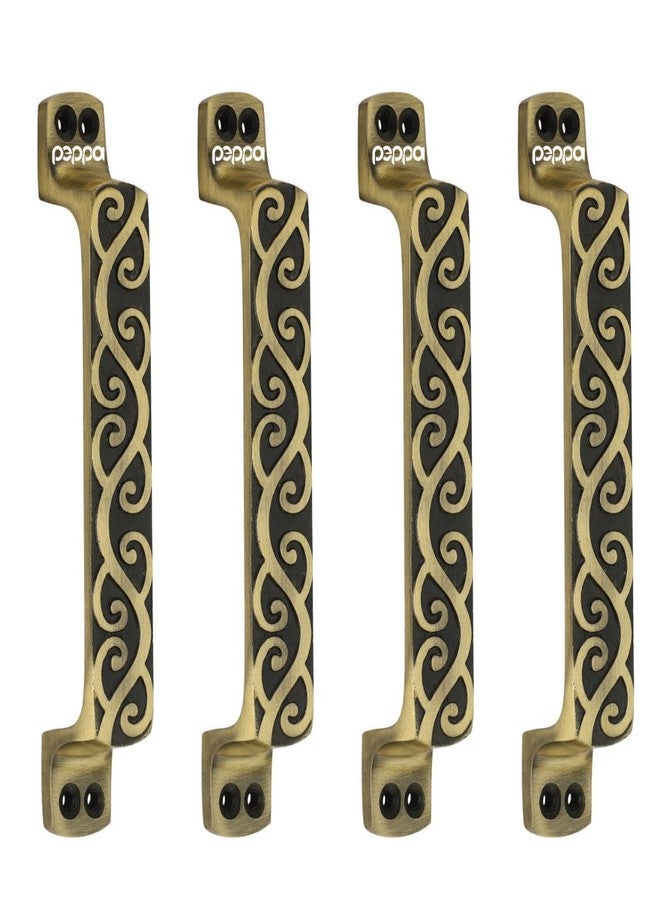Peppa™ Antique Brass Finish Door and Window/Cabinet Handle 6 Inches Bail (Pack of 4) - Image 1